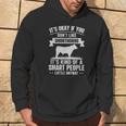 Smart People Cattle Farmer Cow Breed Shorthorns Hoodie Lifestyle