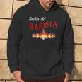 Smokin' Hot Barista Hoodie Lifestyle