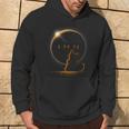 Solar Cat Eclipse View Totality April 8 2024 Astronomy Cat Hoodie Lifestyle