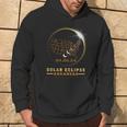 Solar Eclipse 2024 America Totality Total Arkansas Usa Map Hoodie Lifestyle