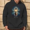 Solar Eclipse 2024 Lake Reflections Solar Eclipse Hoodie Lifestyle