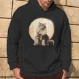 Solar Eclipse 2024 Maine Coon Cat America Totality Hoodie Lifestyle