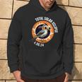 Solar Eclipse 2024 Wearing Solar Eclipse Glasses Hoodie Lifestyle