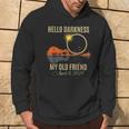 Solar Eclipse April 08 2024 Hello Darkness My Old Friend Hoodie Lifestyle