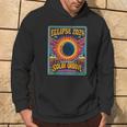 Solar Eclipse Retro Style Path Of Totality 2024 Vintage Hoodie Lifestyle