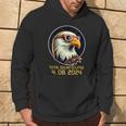 Solar Eclipsetwice In Lifetime 2024 Solar Eclipse Bald Eagle Hoodie Lifestyle