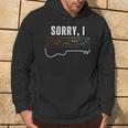 Sorry I-Dgaf Hidden Message Guitar Chords Music Note For Men Hoodie Lebensstil