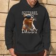 Squirrel Daddy Papa Dad Father's Day Squirrel Father Hoodie Lifestyle