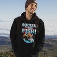 Squish The Fish Bison Buffalo Hoodie Lifestyle