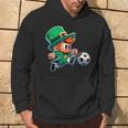 St Patrick's Day Irish Leprechaun Soccer Player Sports Hoodie Lifestyle
