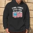 Stars Stripes & A Six Pack Beer Can Us Flag 4Th Of July Hoodie Lifestyle