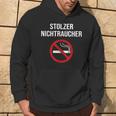 Stolzer Nichtraucher Smoking Aufhörhör Stolzer Hoodie Lebensstil