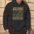 Straight White Republican Male American Flag Patriotic Hoodie Lifestyle