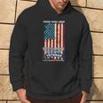 Submarine Service Veteran American Flag Hoodie Lifestyle