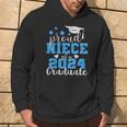 Super Proud Niece Of 2024 Graduate Awesome Family College Hoodie Lifestyle