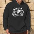 Swing For The Fences Baseball Bat Sports Enthusiast Hoodie Lifestyle