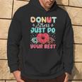 Testing Day Donut Stress Just Do Your Best Cute Teacher Hoodie Lifestyle