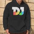Texto De Dj Con Ecualizador De Coloración Led Para Discjockey Dj Sudadera Estilo de vida