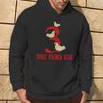Three French Hens Song 12 Days Christmas Hoodie Lifestyle