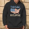 Total Solar Eclipse 04 08 2024 Path Of Totality Map Usa Flag Hoodie Lifestyle
