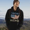 Total Solar Eclipse 0408 2024 Path Of Totality Map Usa Flag Hoodie Lifestyle