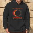 Total Solar Eclipse 2024 Columbus Indiana Hoodie Lifestyle