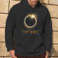 Total Solar Eclipse 2024 Fort Worth April 8 2024 Moon Hoodie Lifestyle