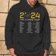 Total Solar Eclipse 2024 The Illinois Tour Totality Path Hoodie Lifestyle