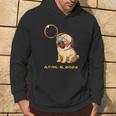 Total Solar Eclipse April 8 2024 Totality Dog Pug Hoodie Lifestyle