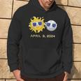 Total Solar Eclipse Sun And Moon 8 April 2024 Hoodie Lifestyle