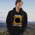 Total Solar Eclipse Twice In One Lifetime 2017 & 2024 Cosmic Hoodie Lifestyle