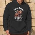 Totality Total Solar Eclipse April 8 2024 Armadillo Hoodie Lifestyle