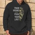 Train Insane Push Your Limit Spartan Workout Bodybuillding Hoodie Lifestyle