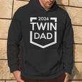 Twin Dad Est 2024 Twin Dad To Be New Daddy Iii Hoodie Lifestyle