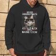 Never Underestimate An Old Man With A Maine Coon Cat Lovers Hoodie Lifestyle
