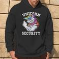 Unicorn Security Manly Muscular Unicorn Lovers Hoodie Lifestyle