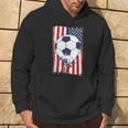 Us Soccerball Usa Flag Football Hoodie Lifestyle