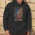 US Veteran Memorial Day American Flag Vintage Hoodie Lifestyle