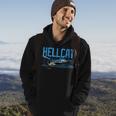 Usa Military Warbird Airplane Hellcat Wwii Vintage Fighter Hoodie Lifestyle