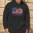 Usa Patriotic Dad Father's Day American Flag 4Th Of July Dad Hoodie Lifestyle