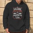 Valadez Blood Runs Through My Veins Vintage Family Name Hoodie Lifestyle