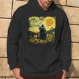 Van Gogh Cat Kapuzenpullover Lebensstil