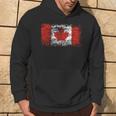 Vancouver Montreal Quebec Canada Flag Hoodie Lebensstil