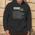 Vegan Vegan Vegan Slogan Hoodie Lebensstil