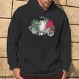 Vespa Scooter Vintage Retro Italian Flag Hoodie Lebensstil