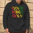 Vibes Good Only Rasta Reggae Roots Clothing Jamaica Flag Hoodie Lifestyle