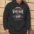 Vintage 1940 84Th Birthday Decoration 84 Year Old Men Hoodie Lifestyle