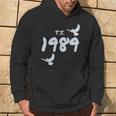 Vintage 1989 Seagulls In The Sky Hoodie Lifestyle