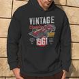 Vintage Born 1961 60Th Birthday Grand Prix Race Car Hoodie Lifestyle