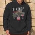 Vintage Born 1961 Birthday Classic Retro Pick-Up Hoodie Lifestyle